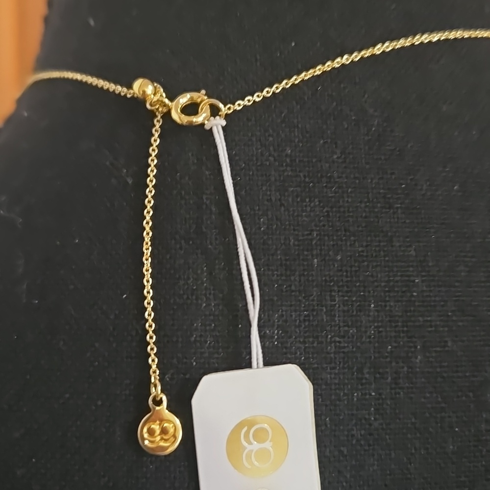 Gorjana Delicate Gold Circle Pendant Necklace - Picture 4 of 9